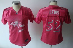 Jerseys Factory Cheap Ravens #52 Ray Lewis Pink 2011 Women's Fem
