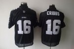 Jerseys Factory Cheap Browns #16 Joshua Cribbs Black Shadow Stit