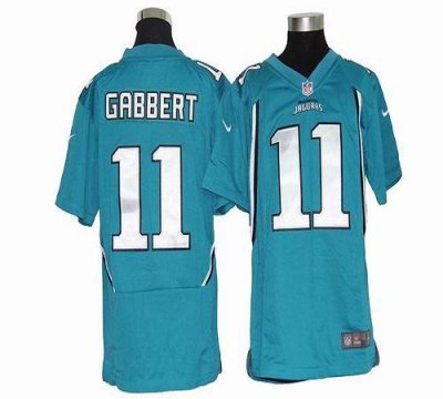 Jerseys Factory Cheap Nike Jaguars #11 Blaine Gabbert Teal Green