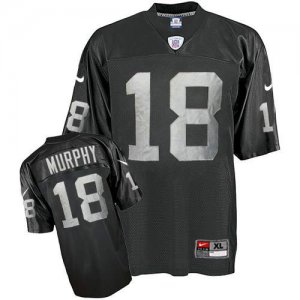 Jerseys Factory Cheap Nike Raiders #18 Louis Murphy Black Stitch