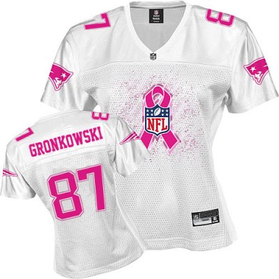 Jerseys Factory Cheap Patriots #87 Rob Gronkowski White 2011 Bre