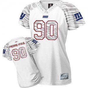 Jerseys Factory Cheap Giants #90 Jason Pierre-Paul White Women's
