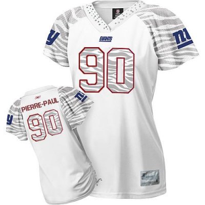 Jerseys Factory Cheap Giants #90 Jason Pierre-Paul White Women's