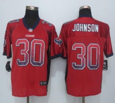 Jerseys Factory Cheap Nike Texans #30 Kevin Johnson Red Alternat