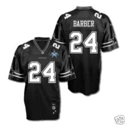 Jerseys Factory Cheap Cowboys #24 Marion Barber Black Shadow Tea