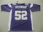 Jerseys Factory Cheap Vikings #52 Chad Greenway Purple Stitched