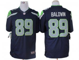 Jerseys Factory Cheap Nike Seahawks #89 Doug Baldwin Steel Blue