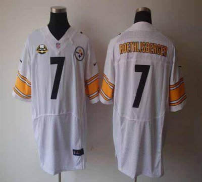 Jerseys Factory Cheap Nike Steelers #7 Ben Roethlisberger White