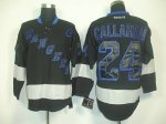 Jerseys Factory Cheap Rangers #24 Ryan Callahan Black Ice Embroi