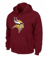 Jerseys Factory Cheap Minnesota Vikings Logo Pullover Hoodie Red