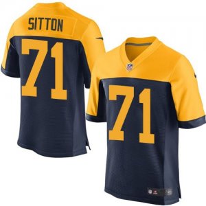 Jerseys Factory Cheap Nike Packers #71 Josh Sitton Navy Blue Alt
