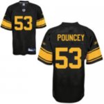 Jerseys Factory Cheap Steelers #53 Maurkice Pouncey Black With Y