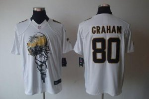 Jerseys Factory Cheap Nike Saints #80 Jimmy Graham White Men's E