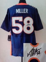 Jerseys Factory Cheap Nike Broncos #58 Von Miller Navy Blue Alte