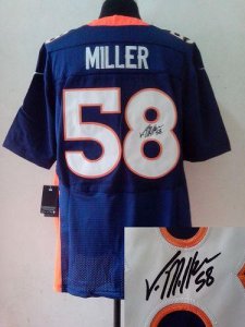 Jerseys Factory Cheap Nike Broncos #58 Von Miller Navy Blue Alte