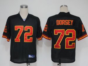 Jerseys Factory Cheap Chiefs #72 Glenn Dorsey Black Stitched NFL