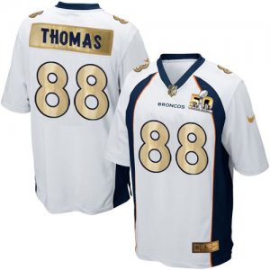 Jerseys Factory Cheap Nike Broncos #88 Demaryius Thomas White Me