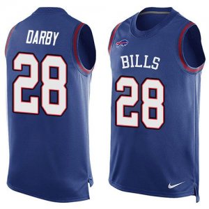Jerseys Factory Cheap Nike Bills #28 Ronald Darby Royal Blue Tea