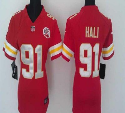 Jerseys Factory Cheap Nike Chiefs #91 Tamba Hali Red Team Color