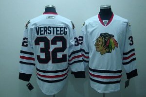 Jerseys Factory Cheap Blackhawks #32 Kris Versteeg Embroidered W