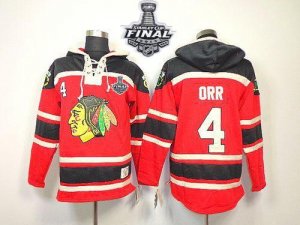 Jerseys Factory Cheap Blackhawks #4 Bobby Orr Red Sawyer Hooded