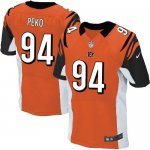 Jerseys Factory Cheap Nike Bengals #94 Domata Peko Orange Altern