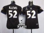 Jerseys Factory Cheap Nike Ravens #52 Ray Lewis Black Alternate