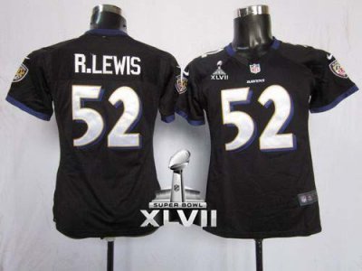 Jerseys Factory Cheap Nike Ravens #52 Ray Lewis Black Alternate