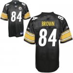 Jerseys Factory Cheap Steelers #84 Antonio Brown Black Stitched