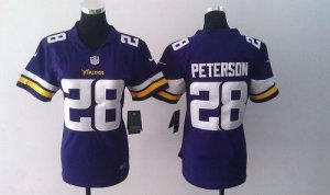Jerseys Factory Cheap Nike Vikings #28 Adrian Peterson Purple Te