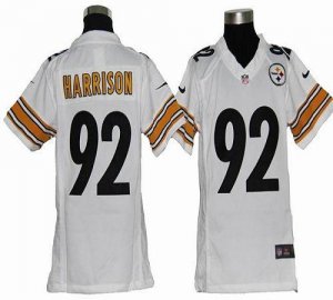 Jerseys Factory Cheap Nike Steelers #92 James Harrison White You