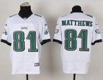 Jerseys Factory Cheap Nike Eagles #81 Jordan Matthews White Men'