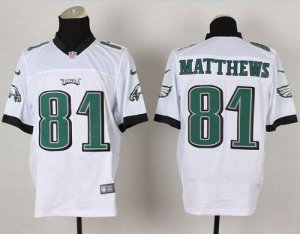 Jerseys Factory Cheap Nike Eagles #81 Jordan Matthews White Men'