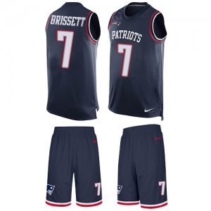 Jerseys Factory Cheap Nike Patriots #7 Jacoby Brissett Navy Blue