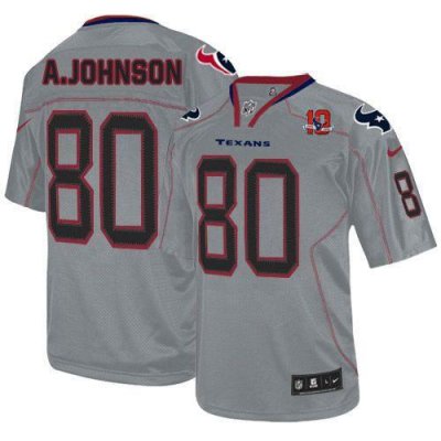 Jerseys Factory Cheap Nike Texans #80 Andre Johnson Lights Out G