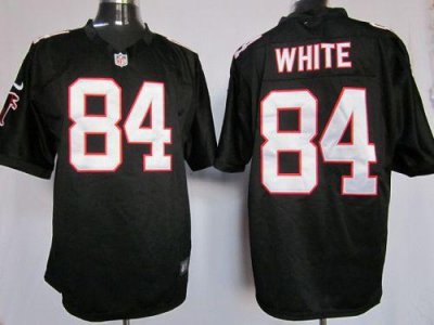 Jerseys Factory Cheap Nike Falcons #84 Roddy White Black Alterna
