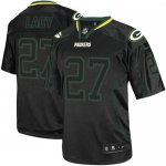 Jerseys Factory Cheap Nike Packers #27 Eddie Lacy Lights Out Bla