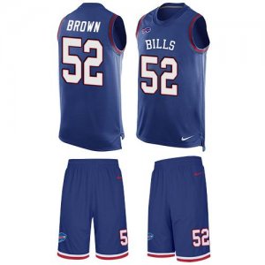 Jerseys Factory Cheap Nike Bills #52 Preston Brown Royal Blue Te