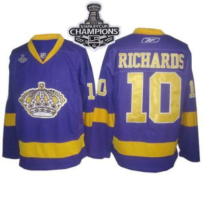 Jerseys Factory Cheap Kings #10 Mike Richards 2012 Stanley Cup C