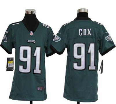 Jerseys Factory Cheap Nike Eagles #91 Fletcher Cox Midnight Gree
