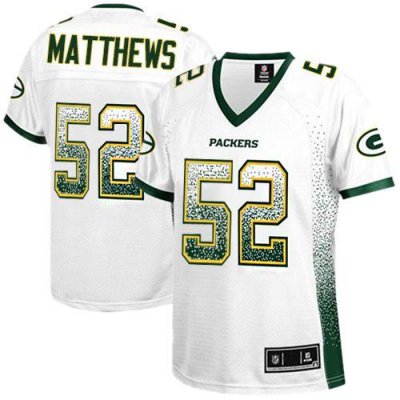 Jerseys Factory Cheap Nike Packers #52 Clay Matthews White Women