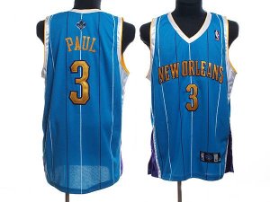 Jerseys Factory Cheap Hornets #3 Chris Paul Embroidered Baby Blu