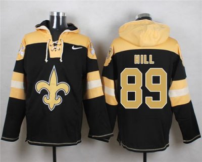 Jerseys Factory Cheap Nike Saints #89 Josh Hill Black Player Pul