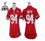 Jerseys Factory Cheap Nike 49ers #94 Justin Smith Red Team Color