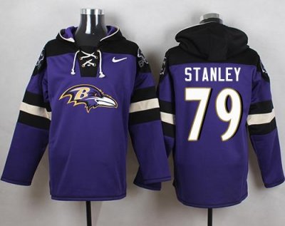 Jerseys Factory Cheap Nike Ravens #79 Ronnie Stanley Purple Play