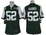 Jerseys Factory Cheap Nike Jets #52 David Harris Green Team Colo
