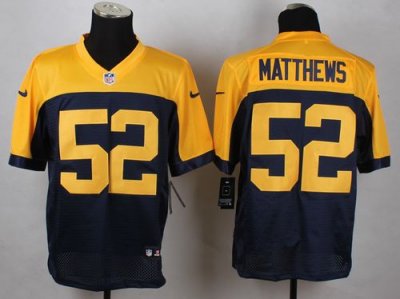 Jerseys Factory Cheap Nike Packers #52 Clay Matthews Navy Blue A