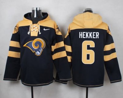 Jerseys Factory Cheap Nike Rams #6 Johnny Hekker Navy Blue Playe