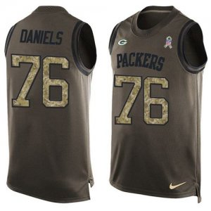 Jerseys Factory Cheap Nike Packers #76 Mike Daniels Green Men's