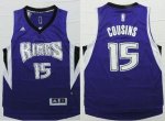 Jerseys Factory Cheap Kings #15 DeMarcus Cousins Purple Revoluti